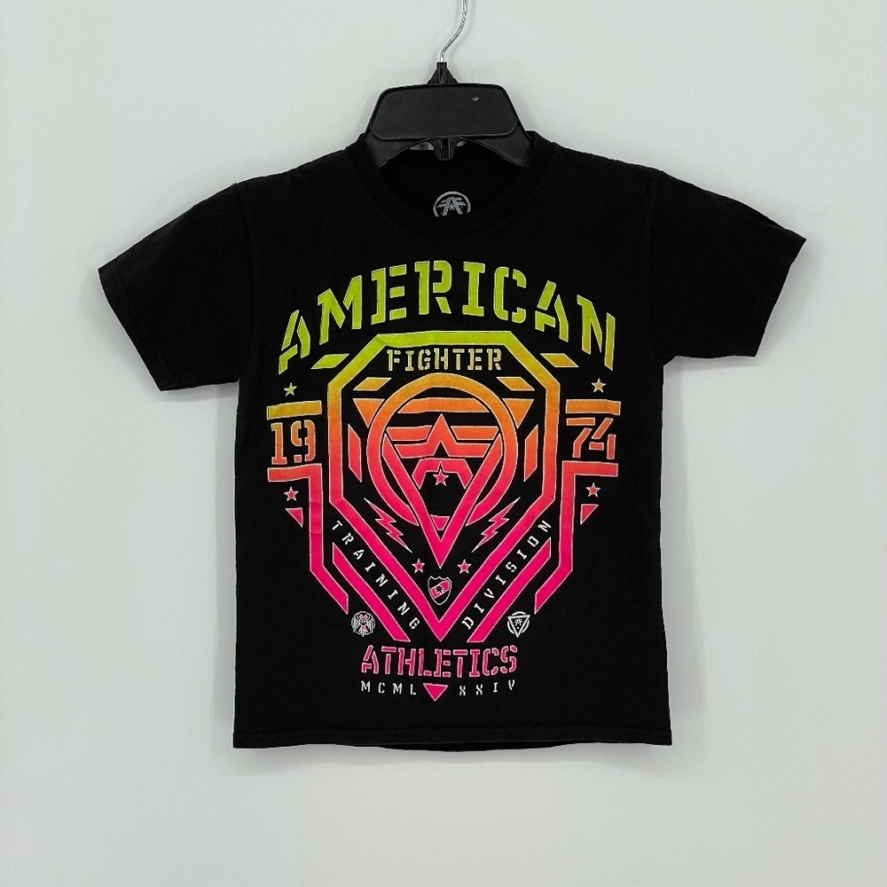 AMERICAN FIGHTER Youth Neon Ombré Short Sleeve T-Shirt
